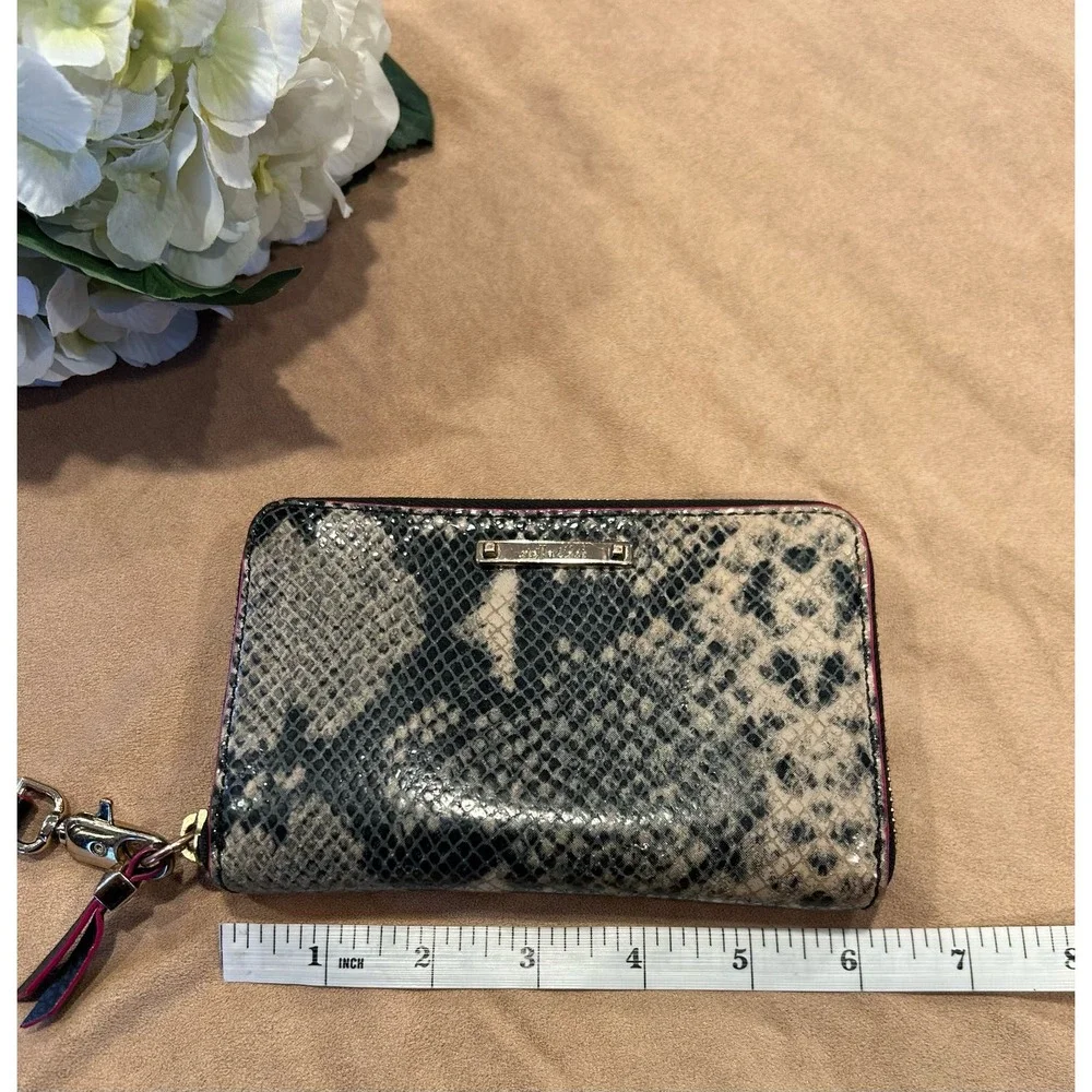 Stella And Dot Python Print Wrislet Wallet Phone Holder